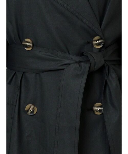 EMODA（エモダ）の「ミニマルケープトレンチコート（トレンチコート・レディース・ブラック/グリーン/ベージュ・FREE）」の10枚目の写真
