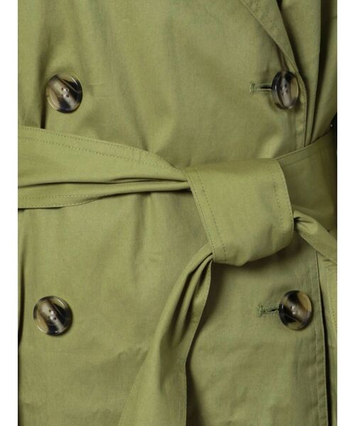 EMODA（エモダ）の「ミニマルケープトレンチコート（トレンチコート・レディース・ブラック/グリーン/ベージュ・FREE）」の11枚目の写真