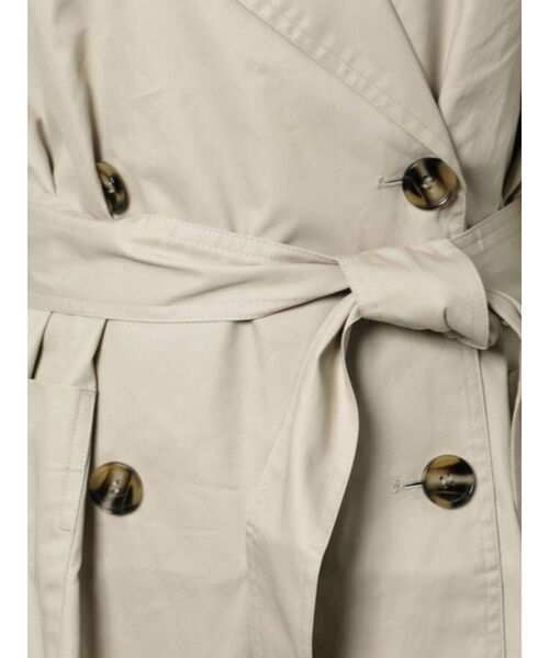 EMODA（エモダ）の「ミニマルケープトレンチコート（トレンチコート・レディース・ブラック/グリーン/ベージュ・FREE）」の12枚目の写真