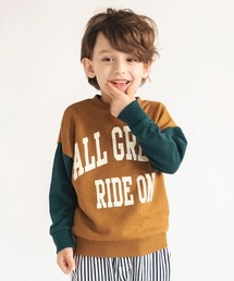 BRANSHES | 【カレッジロゴ】カラースリーブトレーナー(スウェット)