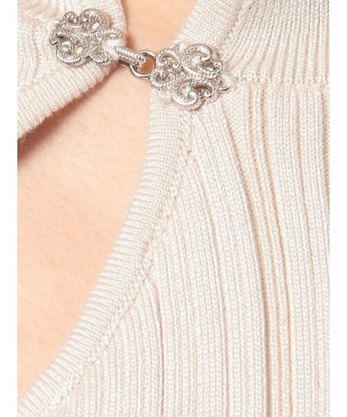 EVRIS(エヴリス)の「チャイナショートニットトップス(ニット/セーター・レディース・グリーン/パープル/ホワイト/ブラック・FREE)」の21枚目の写真