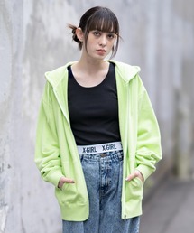X-girl | ZIP UP HOODIE(パーカー)