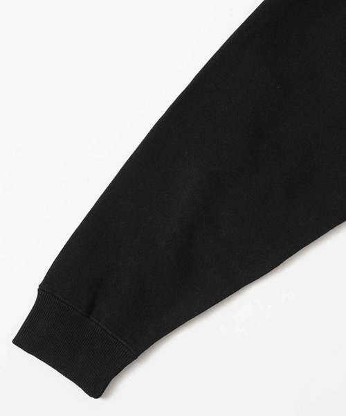 X-girl（エックスガール）の「ZIP UP HOODIE/ロゴ刺繍　ジップアップパーカー（パーカー・レディース・ライトグリーン/アッシュ/ブラック・S/M）」の10枚目の写真