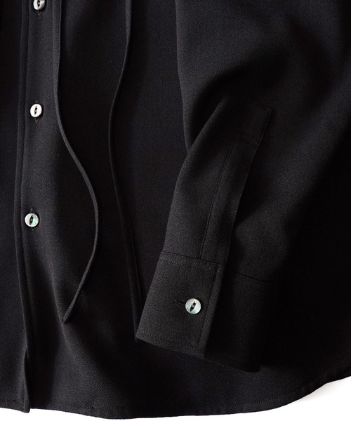 SHAREEF（シャリーフ）の「SIDE SLIT SHIRTS（シャツ/ブラウス・メンズ・ブラック/ブラウン/ホワイト系その他/ブルー系その他/ホワイト・1/2/3）」の19枚目の写真