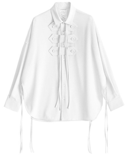 SHAREEF（シャリーフ）の「SIDE SLIT SHIRTS（シャツ/ブラウス・メンズ・ブラック/ブラウン/ホワイト系その他/ブルー系その他/ホワイト・1/2/3）」の10枚目の写真