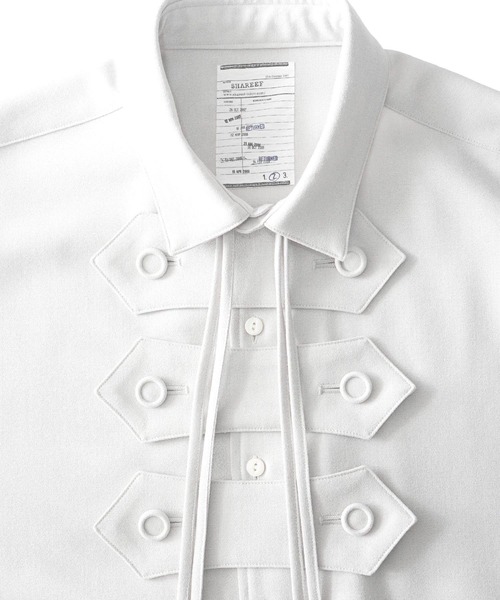 SHAREEF（シャリーフ）の「SIDE SLIT SHIRTS（シャツ/ブラウス・メンズ・ブラック/ブラウン/ホワイト系その他/ブルー系その他/ホワイト・1/2/3）」の11枚目の写真