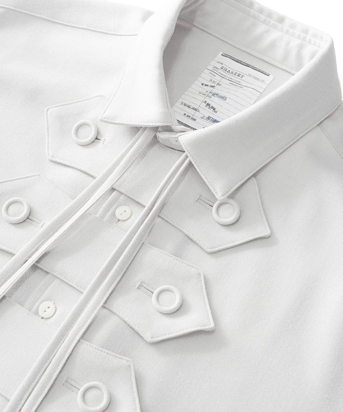 SHAREEF（シャリーフ）の「SIDE SLIT SHIRTS（シャツ/ブラウス・メンズ・ブラック/ブラウン/ホワイト系その他/ブルー系その他/ホワイト・1/2/3）」の12枚目の写真