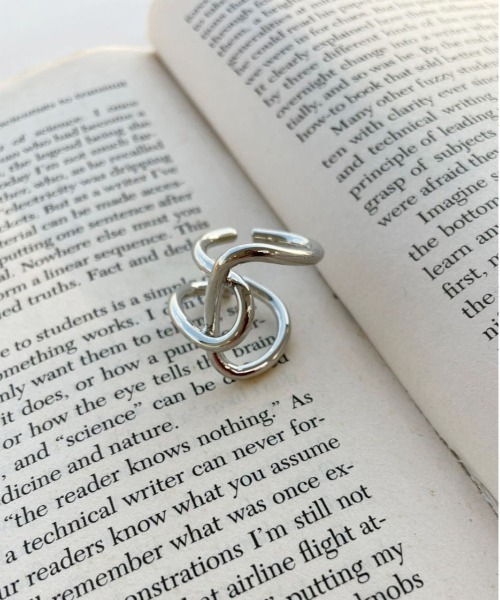 PairPair（ペアペア）の「ユニークリング（リング・レディース・シルバー/ゴールド/シルバー系/ゴールド系・FREE）」の3枚目の写真