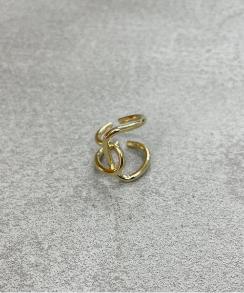 PairPair（ペアペア）の「ユニークリング（リング・レディース・シルバー/ゴールド/シルバー系/ゴールド系・FREE）」の7枚目の写真