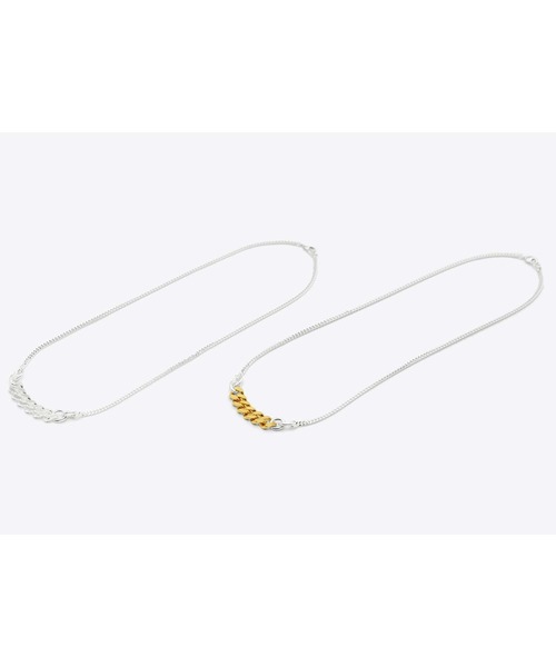 VICTIM（ヴィクティム）の「VICTIM ヴィクティム / CHAIN NECKLACE チェーンネックレス / VTM-22-A-014（ネックレス・メンズ・シルバー/ゴールド・FREE）」の2枚目の写真