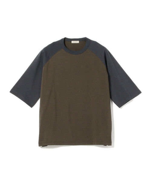 BEAMS LIGHTS（ビームスライツ）の「BEAMS LIGHTS / ギザコットン スプレンダーツイスト ベースボール Tシャツ（Tシャツ/カットソー・メンズ・チャコールグレー/ブラック/ブラウン系その他2・SMALL/MEDIUM/LARGE）」の19枚目の写真