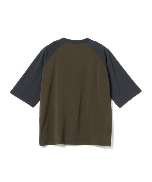 BEAMS LIGHTS（ビームスライツ）の「BEAMS LIGHTS / ギザコットン スプレンダーツイスト ベースボール Tシャツ（Tシャツ/カットソー・メンズ・チャコールグレー/ブラック/ブラウン系その他2・SMALL/MEDIUM/LARGE）」の17枚目の写真