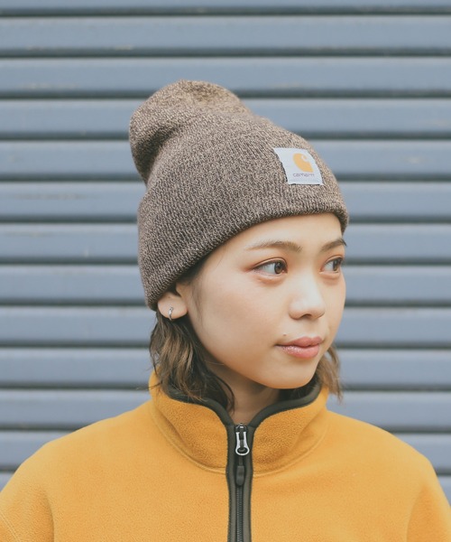 Carhartt(カーハート)の「Carhartt カーハート CRHTT18 ACRYLIC WATCH HAT ニットキャップ ビーニー 【CRHTT-A18】(ニットキャップ/ビーニー・メンズ・チャコールグレー/ブラック/ネイビー/ブラウン/グレー/ライトブラウン/ベージュ系その他/レモンイエロー/マルーン/ホワイト系その他・FREE)」の7枚目の写真