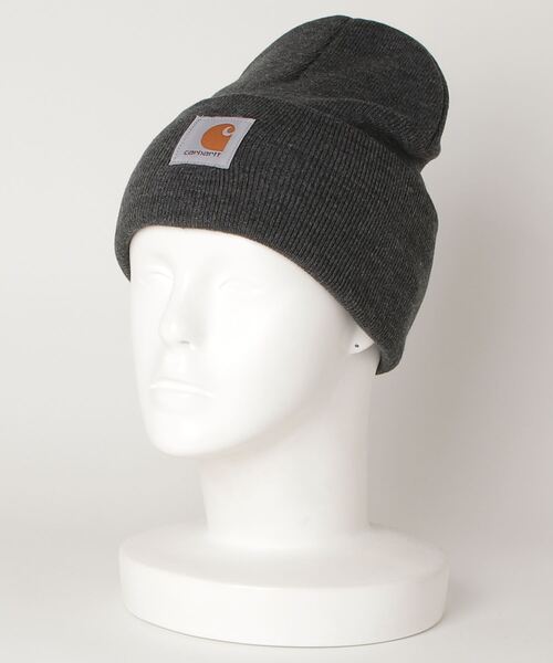 Carhartt(カーハート)の「Carhartt カーハート CRHTT18 ACRYLIC WATCH HAT ニットキャップ ビーニー 【CRHTT-A18】(ニットキャップ/ビーニー・メンズ・チャコールグレー/ブラック/ネイビー/ブラウン/グレー/ライトブラウン/ベージュ系その他/レモンイエロー/マルーン/ホワイト系その他・FREE)」の14枚目の写真
