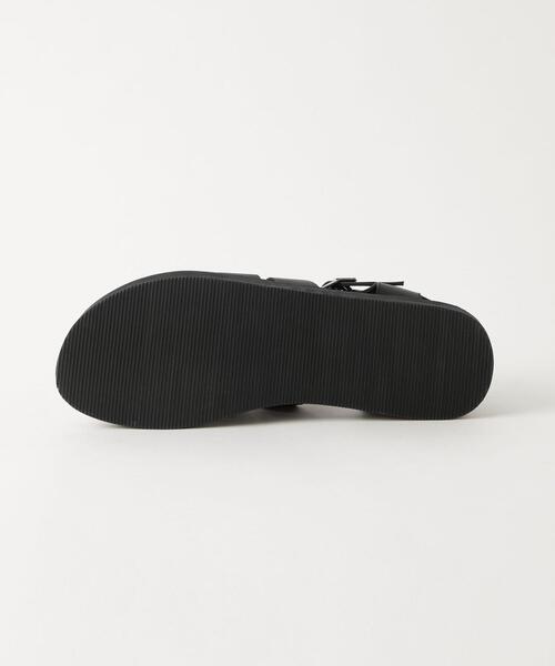 green label relaxing（グリーンレーベルリラクシング）の「【別注】＜AMIT LEATHER COMPANY＞ レザー グルカ サンダル（サンダル・メンズ・ブラック・40/41/42）」の7枚目の写真