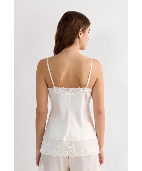 intimissimi シルク キャミソール ショーツ セール】Pretty Flowers シルク キャミソール トップ（インナーウェア