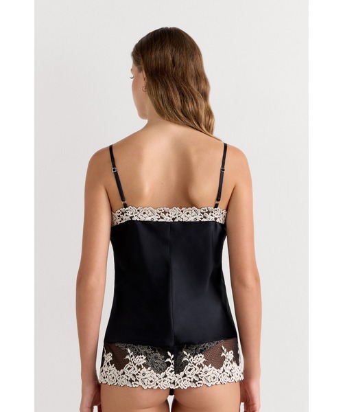 intimissimi シルク キャミソール ショーツ セール】Pretty Flowers シルク キャミソール トップ（インナーウェア