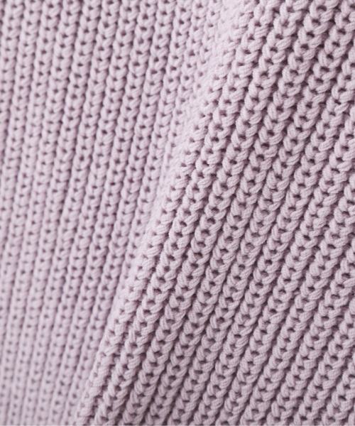 PROPORTION BODY DRESSING（プロポーションボディドレッシング）の「片畦ボートネックルーズニット / 1212170110（ニット/セーター・レディース・パープル/オフホワイト/ライトグリーン・FREE）」の17枚目の写真
