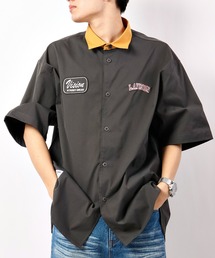 VISION STREET WEAR ワッペンクレリックBIGシャツ