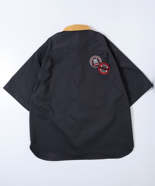 VISION STREET WEAR(ヴィジョンストリートウェア)の「VISION STREET WEAR ワッペンクレリックBIGシャツ(シャツ/ブラウス・メンズ・チャコールグレー/グリーン/アイボリー・LL/M/L)」の19枚目の写真