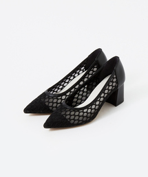 PICHE ABAHOUSE | メッシュチャンキーヒールパンプス(パンプス)