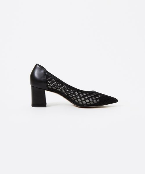 PICHE ABAHOUSE（ピシェ アバハウス）の「メッシュチャンキーヒールパンプス（パンプス・レディース・ライトグレー/グリーン/ブラック・36/39/37/38/35）」の9枚目の写真