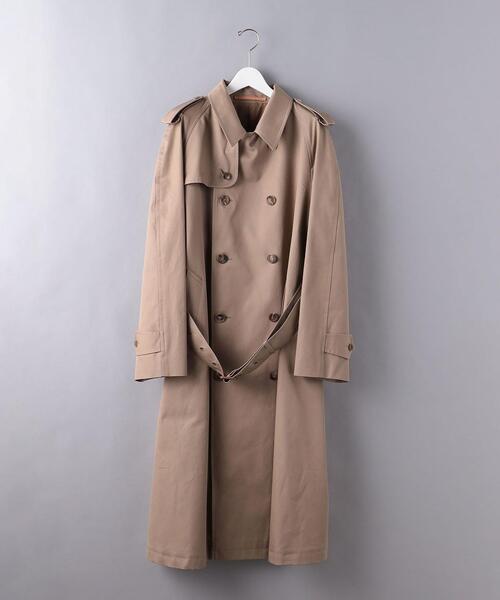 Scye(サイ)の「【別注】<SCYE(サイ)> ギャバジン トレンチ コート(トレンチコート・メンズ・ベージュ・38/36/42/40)」の7枚目の写真