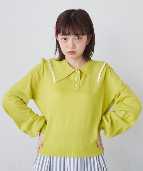 ころころボタンポロトップス