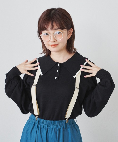 ころころボタンポロトップス