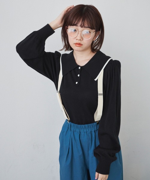 ころころボタンポロトップス