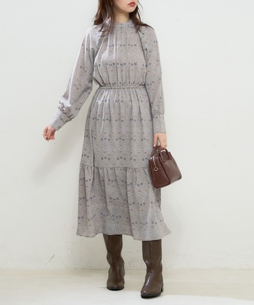 natural couture(ナチュラルクチュール)の「【WEB限定】ケーブルベスト×プチハイワンピースセット(ワンピース・レディース・オフホワイト/ブラック/モカ/ベージュ/サックスブルー・FREE)」の9枚目の写真