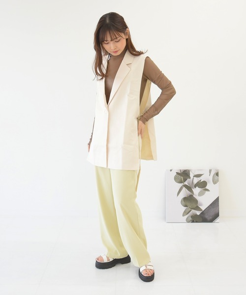 NOFALL（ノーフォール）の「厚底トラックソールグラディエーターサンダル（サンダル・レディース・ブラック/ホワイト・LL/S/L/3L/M）」の4枚目の写真