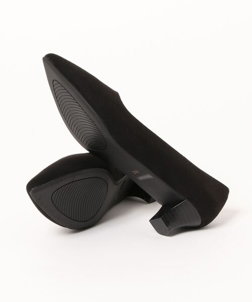 velikoko ラクチンきれいシューズ（ヴェリココ）の「Vカットポインテッドトゥパンプス（3.5cmヒール）（パンプス・レディース・ブラック・22cm/22.5cm/23cm/23.5cm/24cm/24.5cm/25cm/25.5cm/21cm）」の3枚目の写真