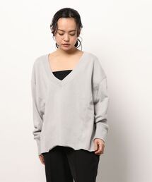 Right-on | 【HONEYSUCKLE ROSE】Ｖネックプルオーバー(スウェット)