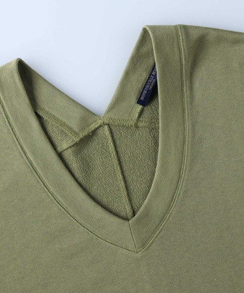 Right-on（ライトオン）の「【HONEYSUCKLE ROSE】Ｖネックプルオーバー（スウェット・レディース・ブラック/グリーン/ライトグレー・L/M）」の18枚目の写真