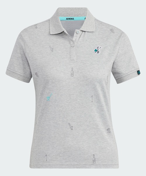 セール】PLAY GREEN モノグラム半袖ポロシャツ【adidas Golf