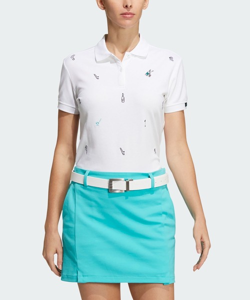 セール】PLAY GREEN モノグラム半袖ポロシャツ【adidas Golf