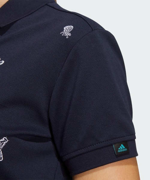セール】PLAY GREEN モノグラム半袖ポロシャツ【adidas Golf