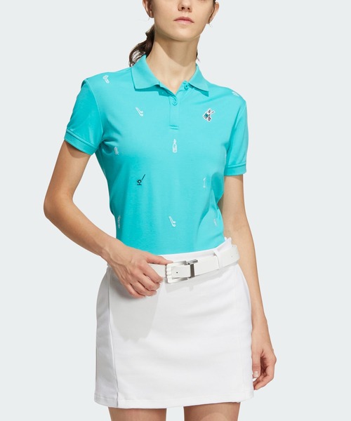 セール】PLAY GREEN モノグラム半袖ポロシャツ【adidas Golf