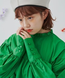 ロングカフスブラウス