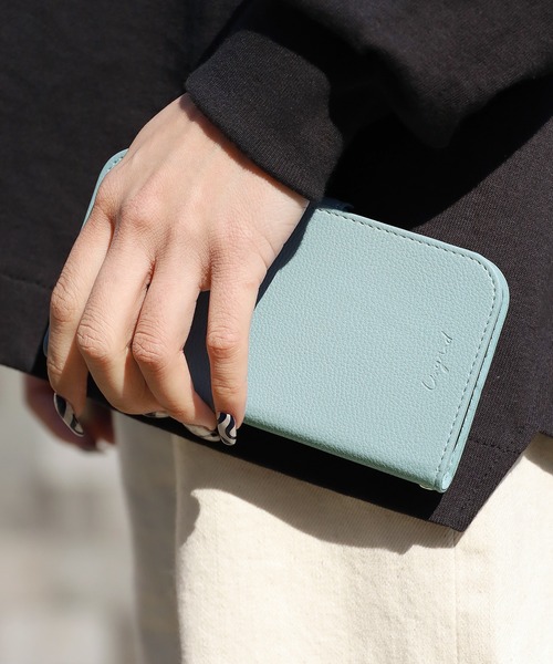 Ungrid（アングリッド）の「Ungrid/アングリッド iPhone12/12Pro 対応 アイフォンケース 手帳型 PUレザー（スマホケース/カバー・レディース・カーキ/グレイッシュブルー/ブラウン・ONE SIZE）」の3枚目の写真