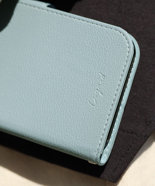 Ungrid（アングリッド）の「Ungrid/アングリッド iPhone12/12Pro 対応 アイフォンケース 手帳型 PUレザー（スマホケース/カバー・レディース・カーキ/グレイッシュブルー/ブラウン・ONE SIZE）」の12枚目の写真