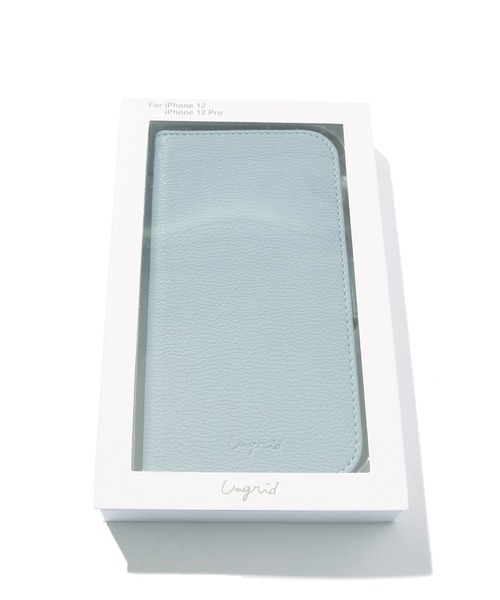 Ungrid（アングリッド）の「Ungrid/アングリッド iPhone12/12Pro 対応 アイフォンケース 手帳型 PUレザー（スマホケース/カバー・レディース・カーキ/グレイッシュブルー/ブラウン・ONE SIZE）」の15枚目の写真