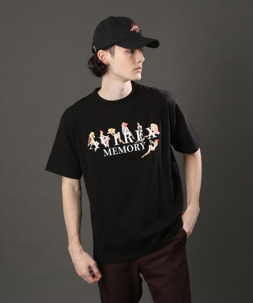 AVIREX（アヴィレックス）の「ガールズ＆ロゴ Tシャツ/GIRLS & LOGO T-SHIRT / アヴィレックス / AVIREX（Tシャツ/カットソー・メンズ・ホワイト/ブラック/ベージュ/ライトピンク/ライトグレー・MEDIUM/LARGE/X-LARGE/XX-LARGE）」の11枚目の写真