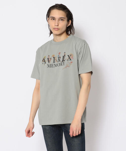 AVIREX（アヴィレックス）の「ガールズ＆ロゴ Tシャツ/GIRLS & LOGO T-SHIRT / アヴィレックス / AVIREX（Tシャツ/カットソー・メンズ・ホワイト/ブラック/ベージュ/ライトピンク/ライトグレー・MEDIUM/LARGE/X-LARGE/XX-LARGE）」の10枚目の写真