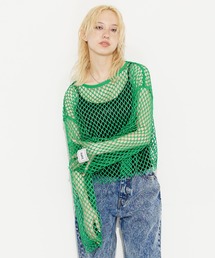 X-girl | MESH CROPPED TOP(Tシャツ/カットソー)