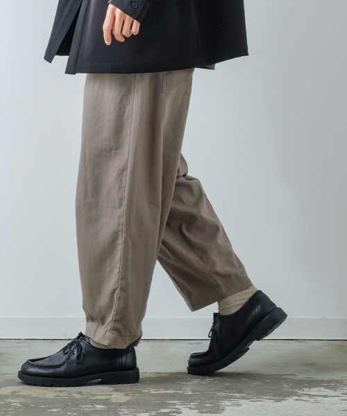 improves（インプローブス）の「綿麻 アンクル丈 バルーンシルエット ワイド イージーパンツ（その他パンツ・メンズ・ナチュラル/マスタード/ブラウン/チャコール・MEDIUM/LARGE）」の17枚目の写真