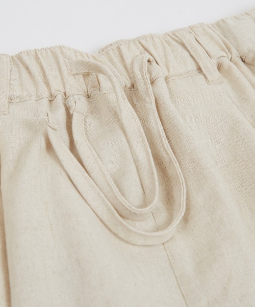 improves（インプローブス）の「綿麻 アンクル丈 バルーンシルエット ワイド イージーパンツ（その他パンツ・メンズ・ナチュラル/マスタード/ブラウン/チャコール・MEDIUM/LARGE）」の7枚目の写真