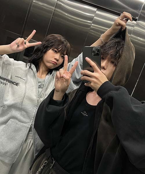 MASONPRINCE(メイソンプリンス)の「【MASONPRINCE】Vintage-like one-point logo sweatpants XXK4110(スウェットパンツ・メンズ・ブラック/グレー/ライトブルー・S/L/M)」の9枚目の写真