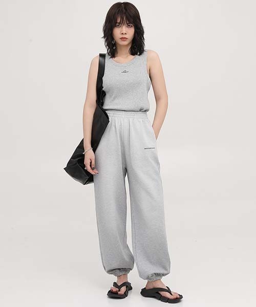 MASONPRINCE(メイソンプリンス)の「【MASONPRINCE】Vintage-like one-point logo sweatpants XXK4110(スウェットパンツ・メンズ・ブラック/グレー/ライトブルー・S/L/M)」の16枚目の写真